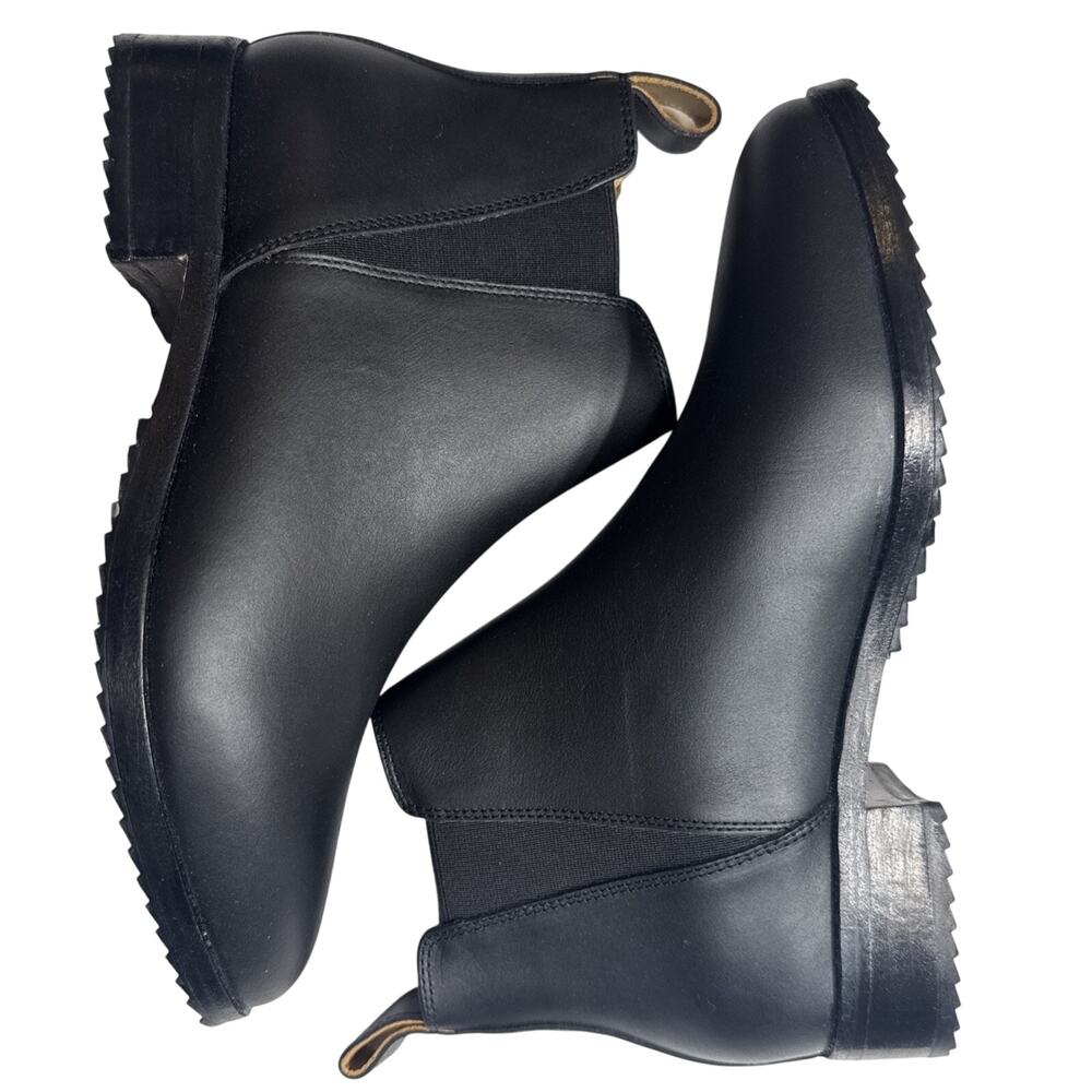 Nisolo Eva Everyday Chelsea Boot Women’s Size 6.5 Black Slip-On Ankle Boot NIB